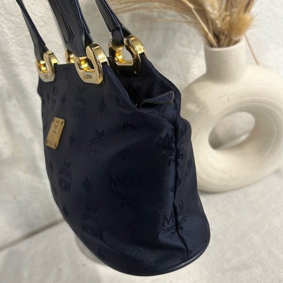 Authentic MCM Cognac Viseto Boston Bag mini - Picture 5 of 15